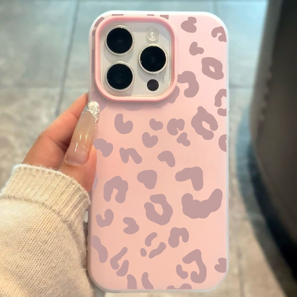 Phone Cases Leopard Print - Leopard Print Candy Color SIlicone Phone