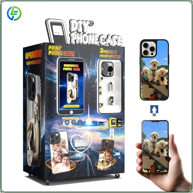 Phone Cases Vending Machine - Intelligent Touch Screen Automatic Customized DIY