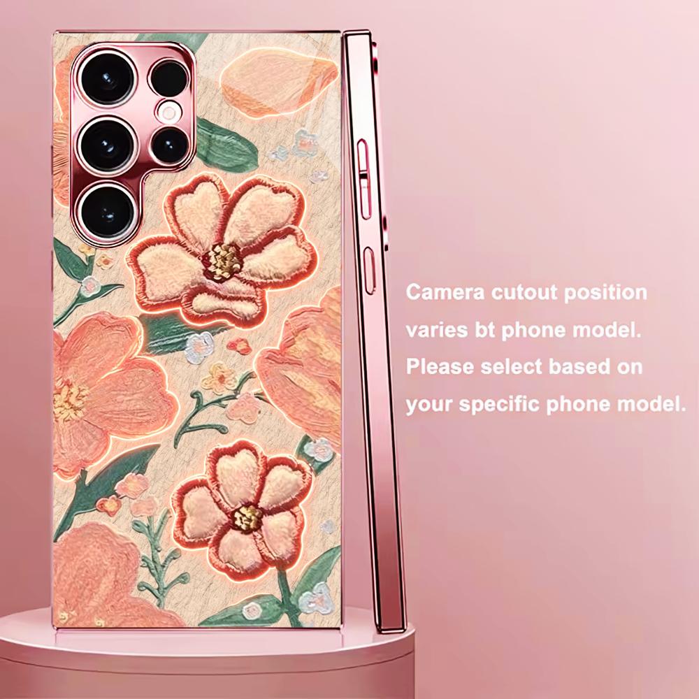 Glowing Peach Flower Fashion p - đánh giá và giá Phone Cases Quad Lock