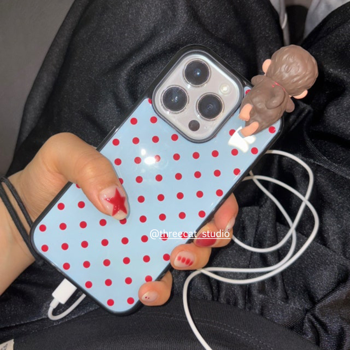 Korean Ins Colorful Polka Dots - đánh giá và giá Phone Cases Rugged