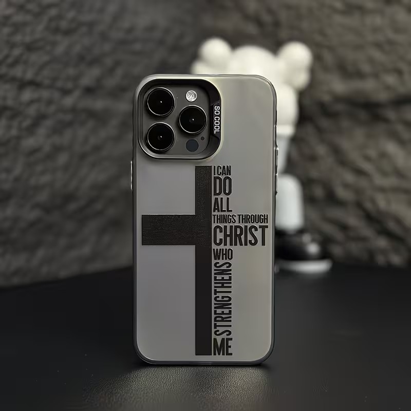 Anti Fingerprint Cross Bible P - đánh giá và giá Phone Cases For Iphone 15