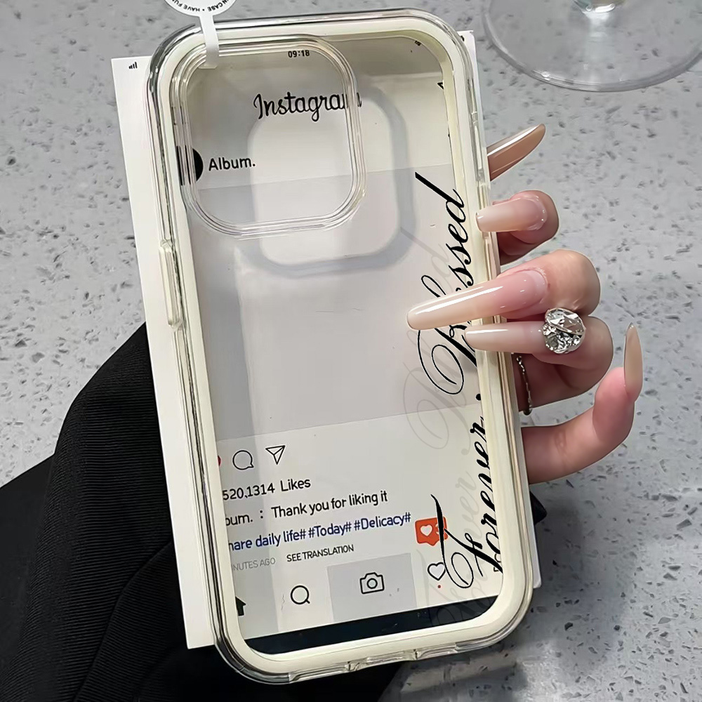 Forever Blessed Simple Clear P - đánh giá và giá Phone Cases Transparent