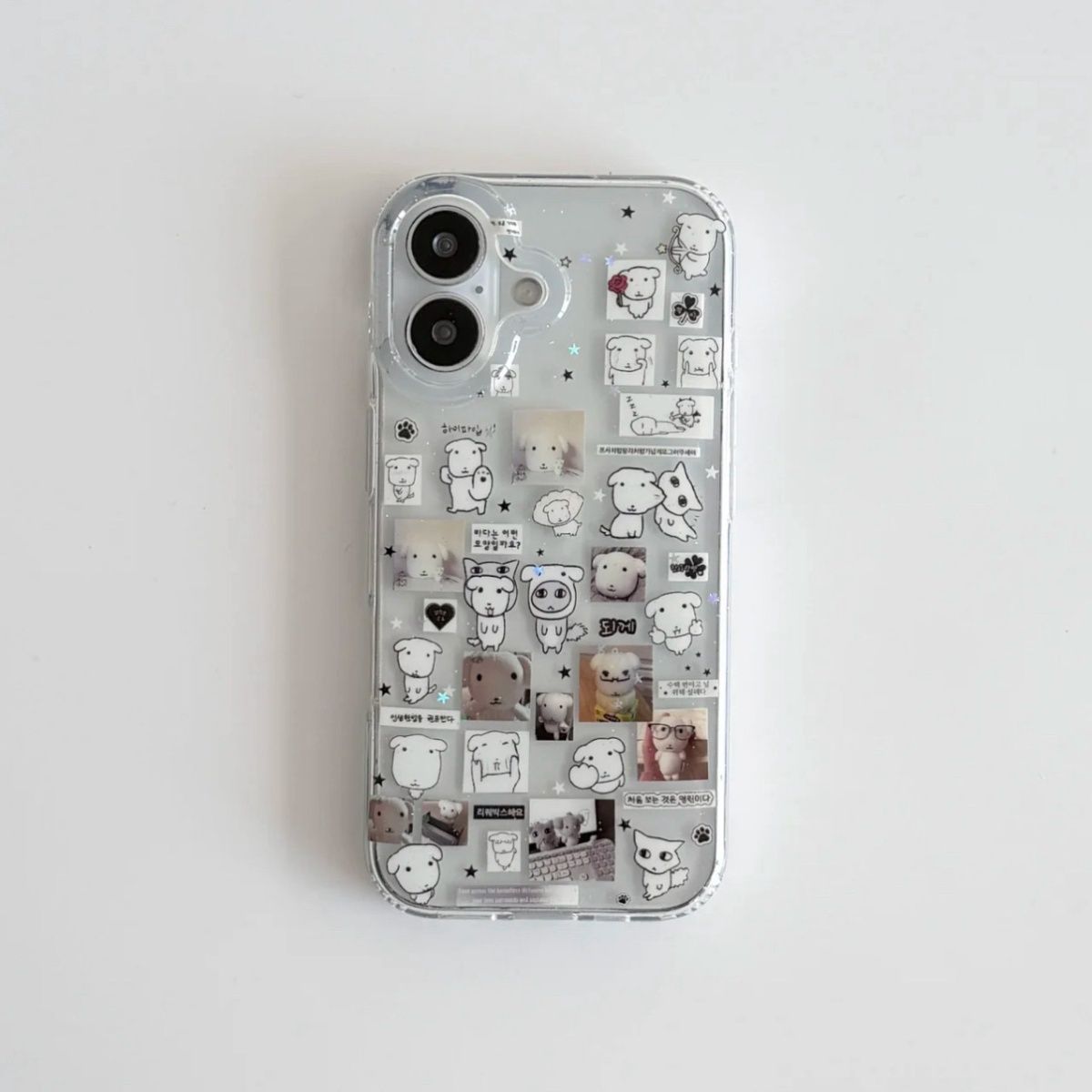 Kawaii Puppy Illustration Glit - đánh giá và giá Phone Cases Kawaii