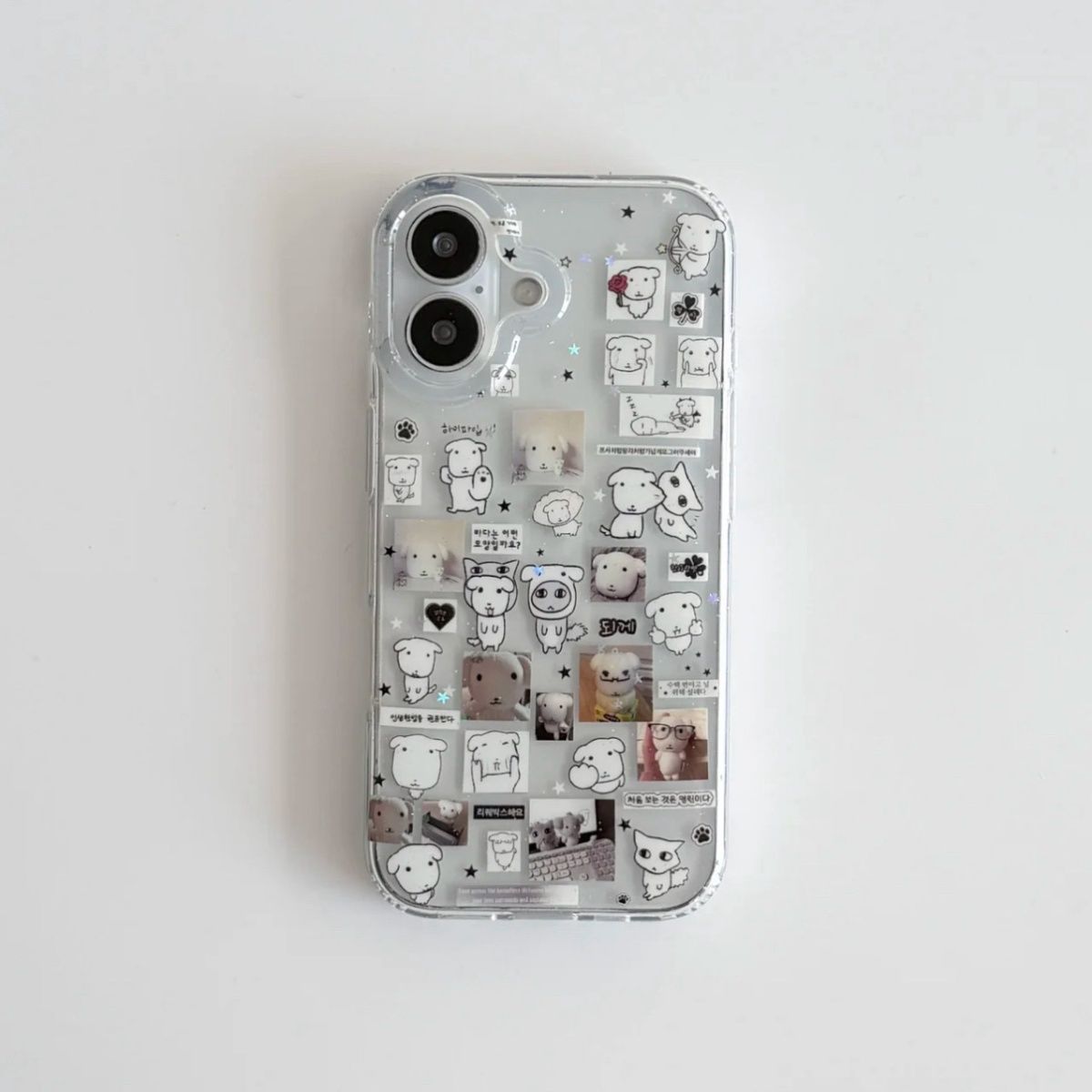 Kawaii Puppy Illustration Glit - đánh giá và giá Phone Cases Kawaii