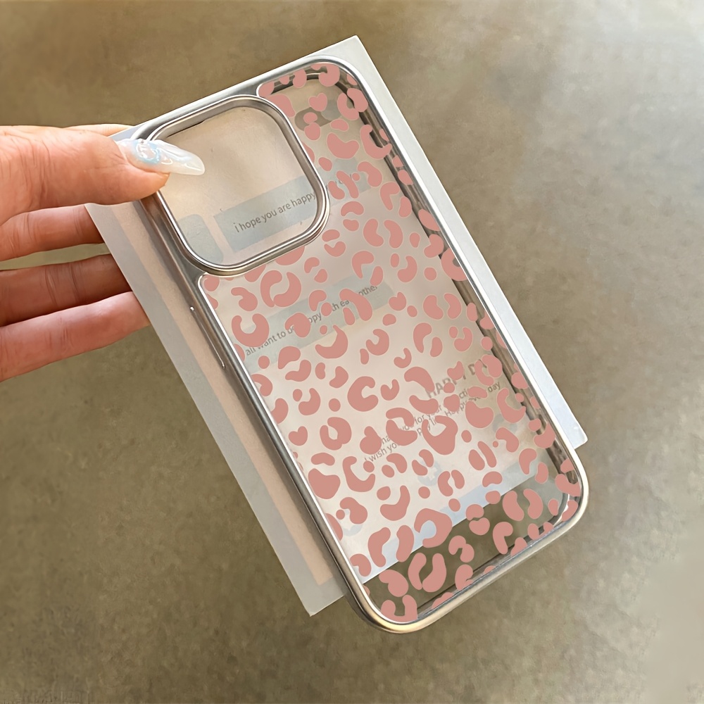 Pink Leopard Print Electroplat - đánh giá và giá Phone Cases Leopard Print