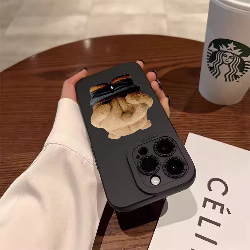 Funny Cool Bear Silicone Phone - đánh giá và giá Phone Cases Rugged