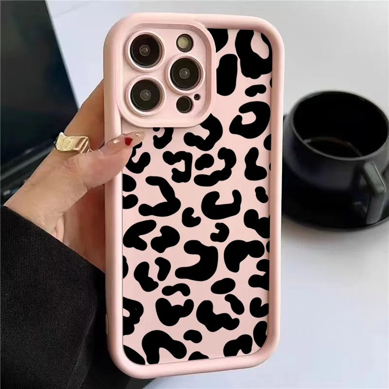 Black Leopard Print Pattern Si - đánh giá và giá Phone Cases Dior