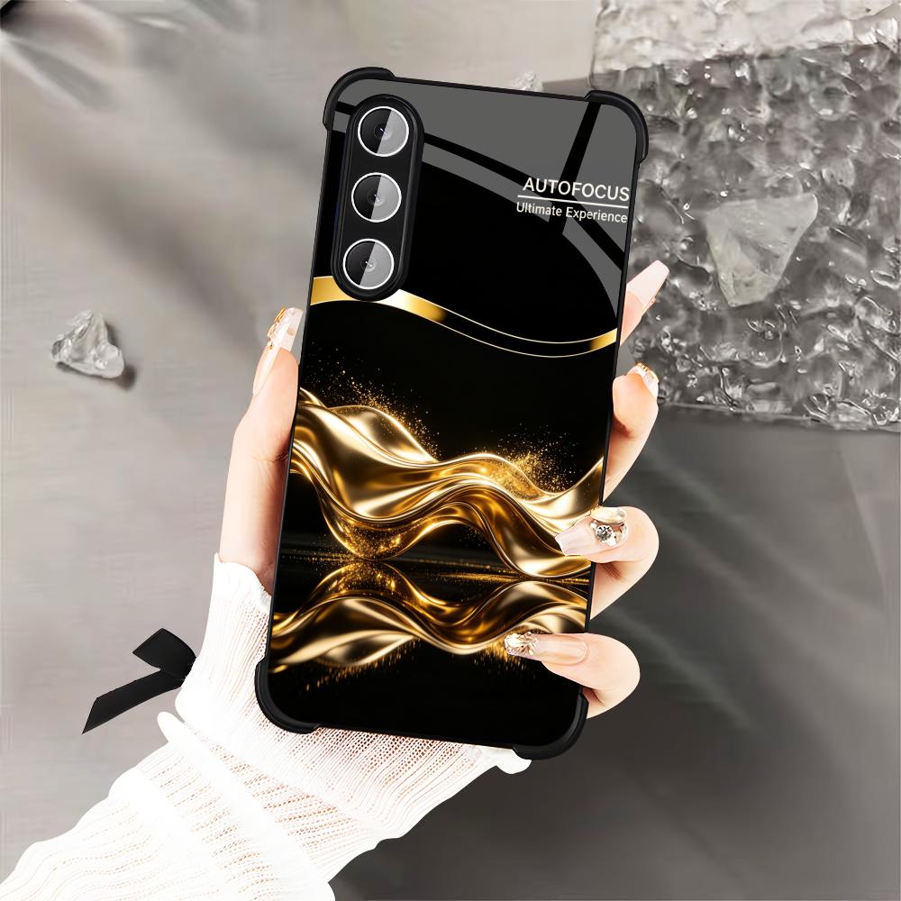 Luxury Metallic Gold Business  - đánh giá và giá Phone Cases Quad Lock