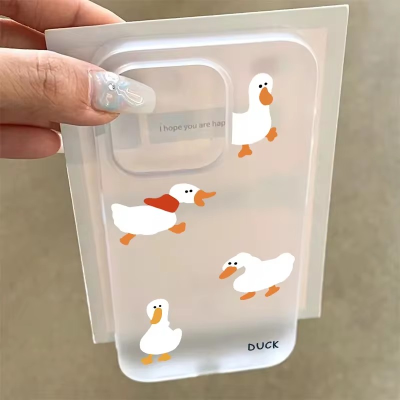 Super Cute Duck Quack Matte Tr - đánh giá và giá Phone Cases Rugged