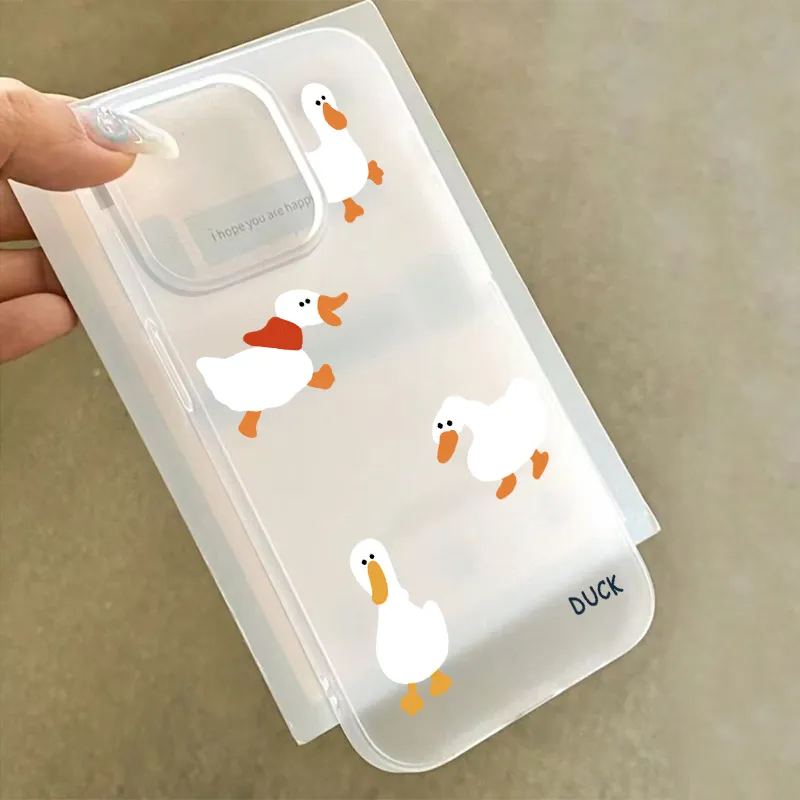 Super Cute Duck Quack Matte Tr - đánh giá và giá Phone Cases Rugged