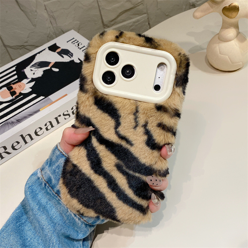 Luxury Zebra Pattern Fluffy Pl - đánh giá và giá Phone Cases For Iphone 15