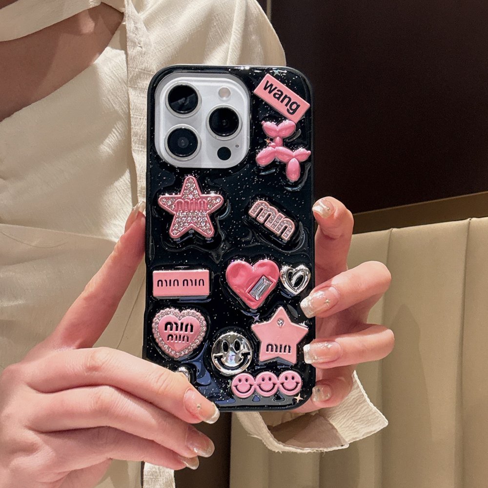 Cute 3D Love Heart Y2K Star Sp - đánh giá và giá Phone Cases Dior