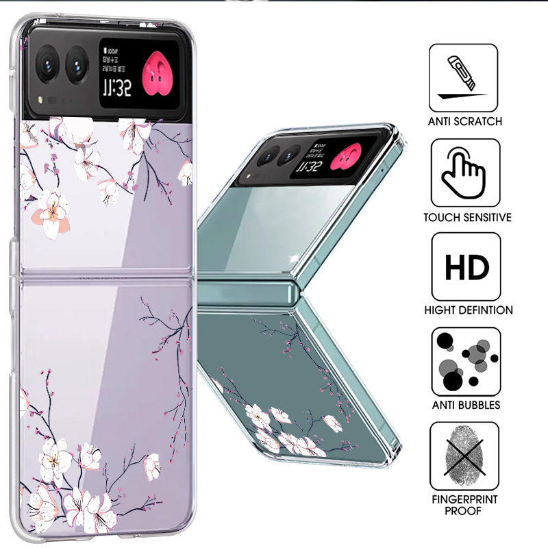 White Flowers Pattern Phone Ca - đánh giá và giá Phone Cases Transparent