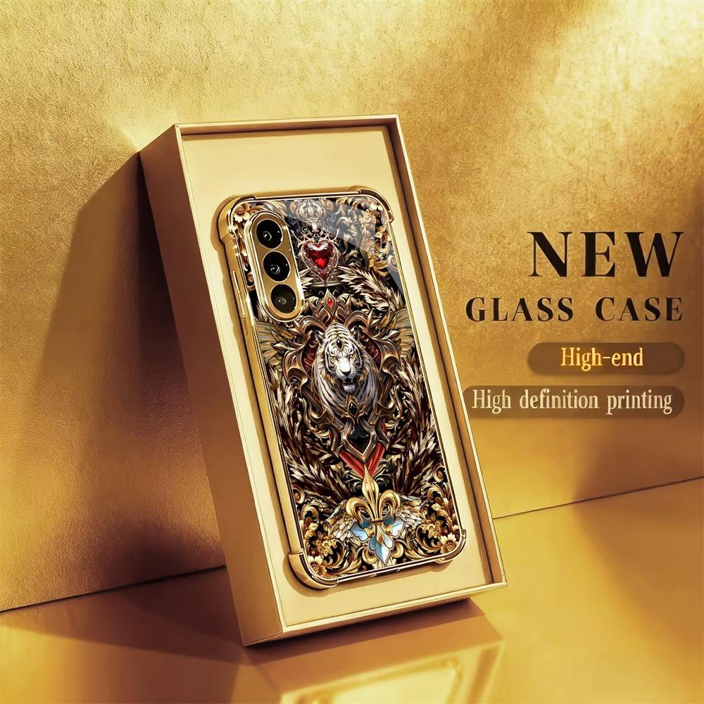 Floral Golden Tiger fashion ph - đánh giá và giá Phone Cases Quad Lock