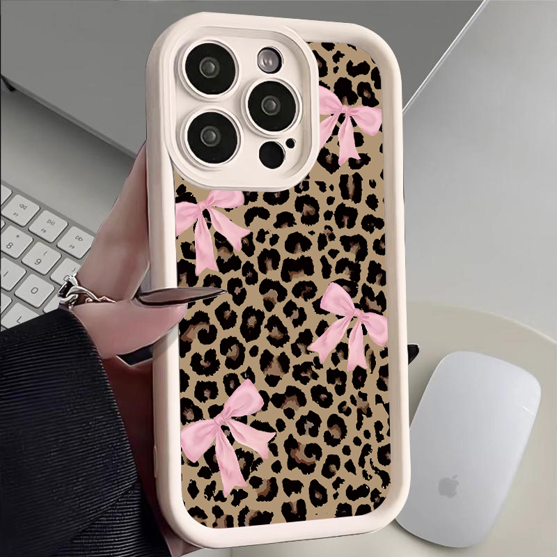 Luxury Leopard Print Bow Phone - đánh giá và giá Phone Cases Rugged
