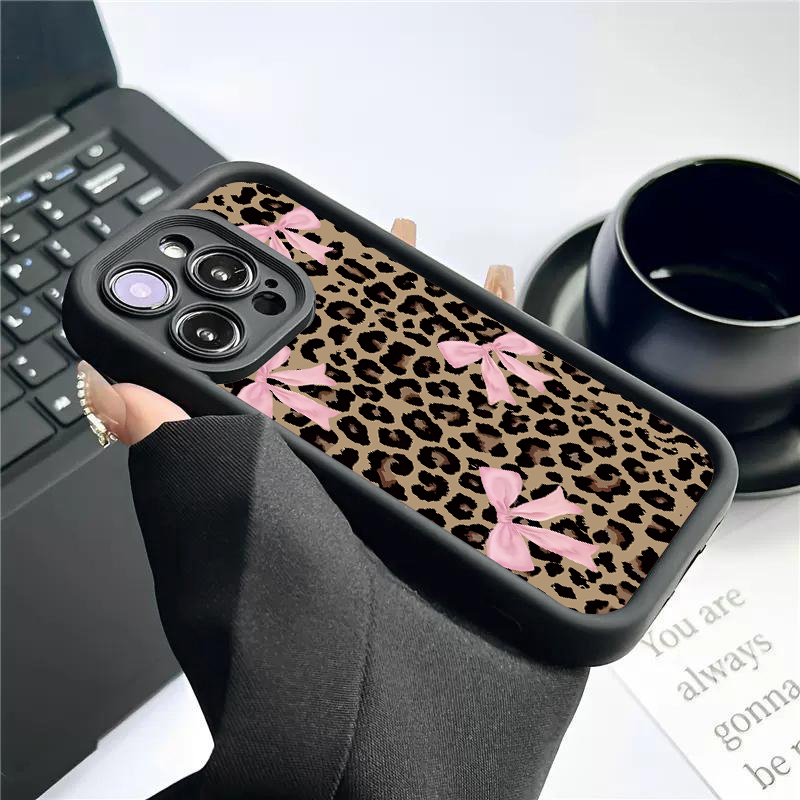 Luxury Leopard Print Bow Phone - đánh giá và giá Phone Cases Rugged