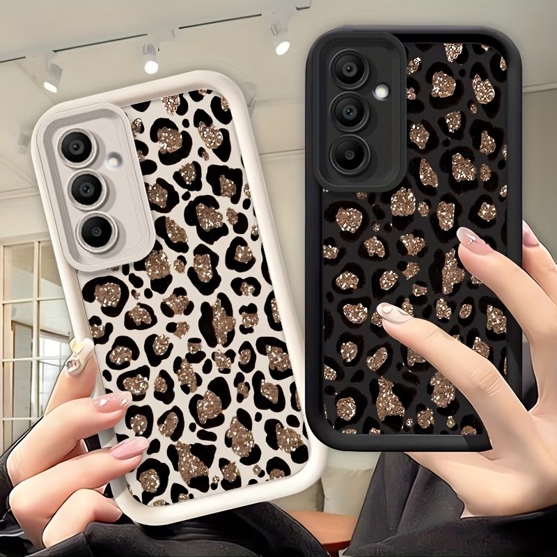 Glitter Leopard Print Silicone - đánh giá và giá Phone Cases Leopard Print