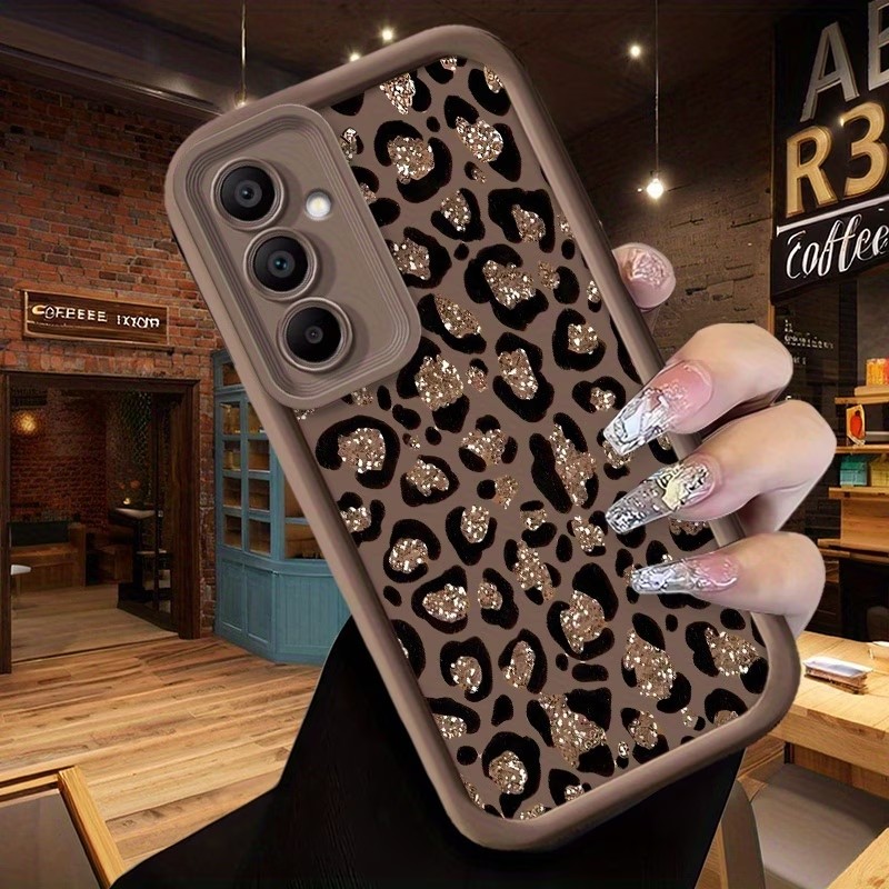 Glitter Leopard Print Silicone - đánh giá và giá Phone Cases Leopard Print