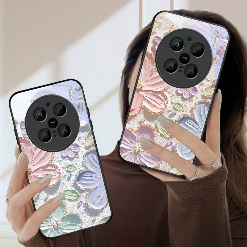 Cream Garden Flower Realm For  - đánh giá và giá Phone Cases Vivo