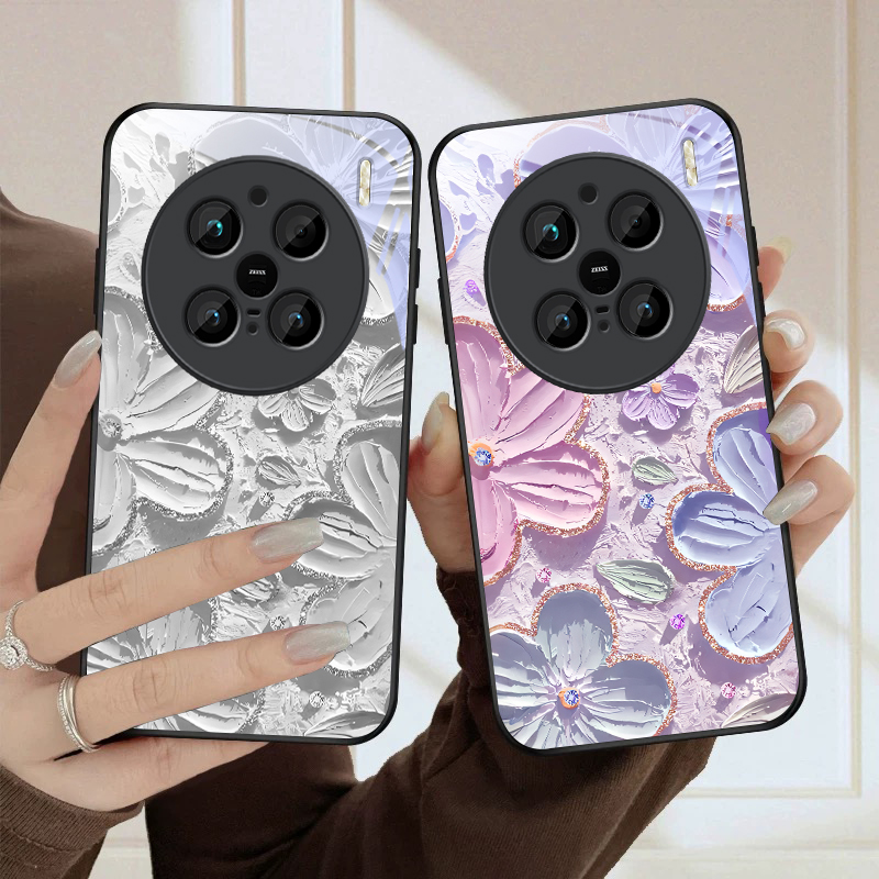 Cream Garden Flower Realm For  - đánh giá và giá Phone Cases Vivo