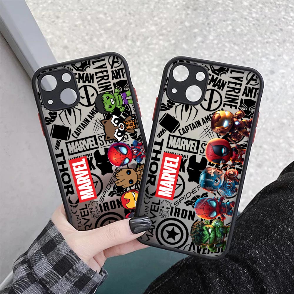 Cute Marvel Heroes Matte Trans - đánh giá và giá Phone Cases Rugged