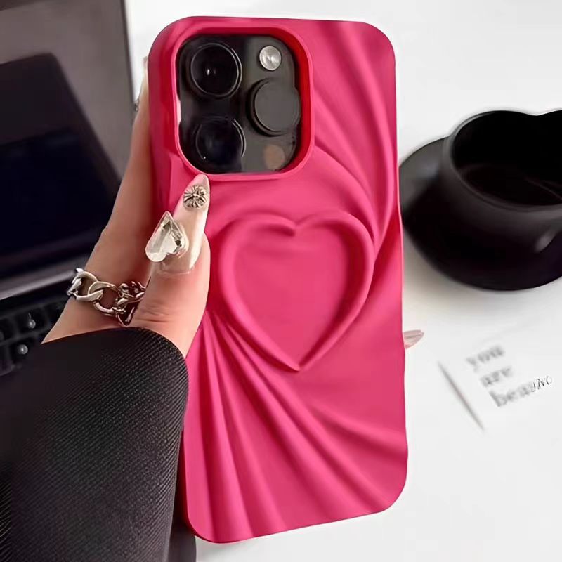 Fashion Fold Wrinkle 3D Love H - đánh giá và giá Phone Cases Dior