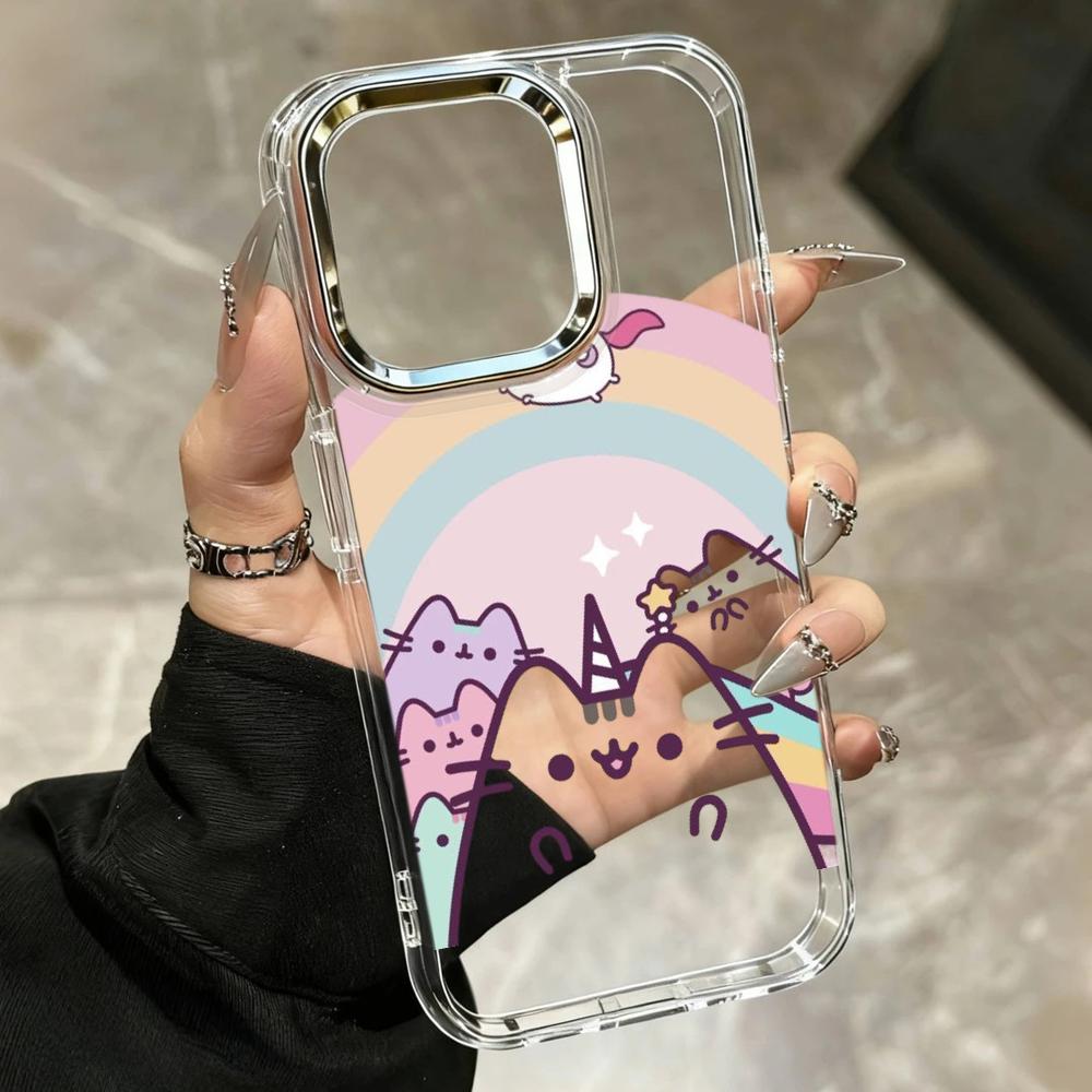 Cartoon Pusheen Cat Matte Tran - đánh giá và giá Phone Cases Rugged