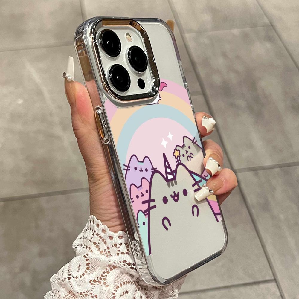 Cartoon Pusheen Cat Matte Tran - đánh giá và giá Phone Cases Rugged