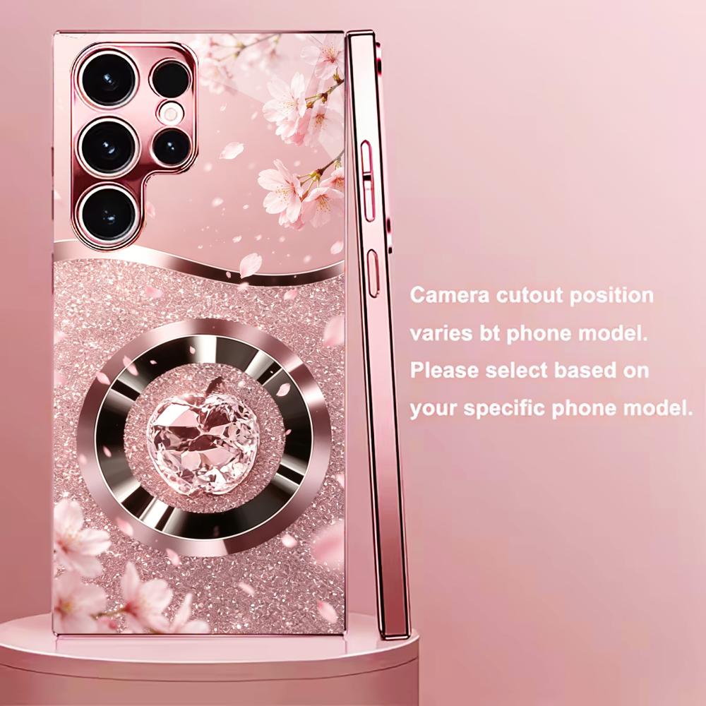Blossom Glitter Apple Fashion  - đánh giá và giá Phone Cases Quad Lock