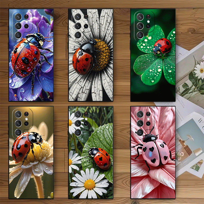 Seven-Spotted Red ladybug Soft - đánh giá và giá Phone Cases Shein