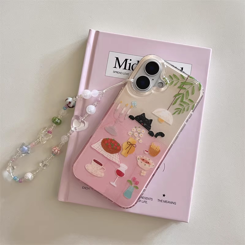 Ins Girl Cute Dining Table Lit - đánh giá và giá Cute Anime Case