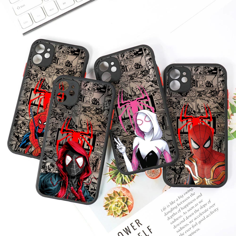 Spiderman Miles Morales Gwen M - đánh giá và giá Phone Cases Rugged