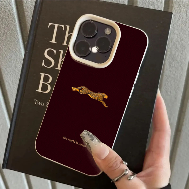 Minimalist Leopard Running Pat - đánh giá và giá Phone Cases Leopard Print