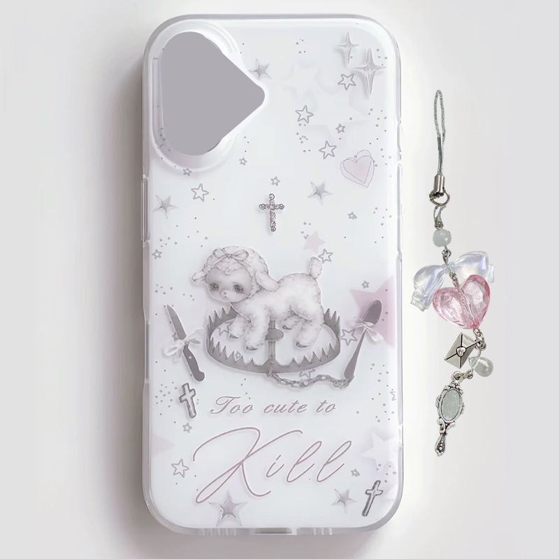 Y2k Korean INS Creative Cute P - đánh giá và giá Phone Cases Kawaii