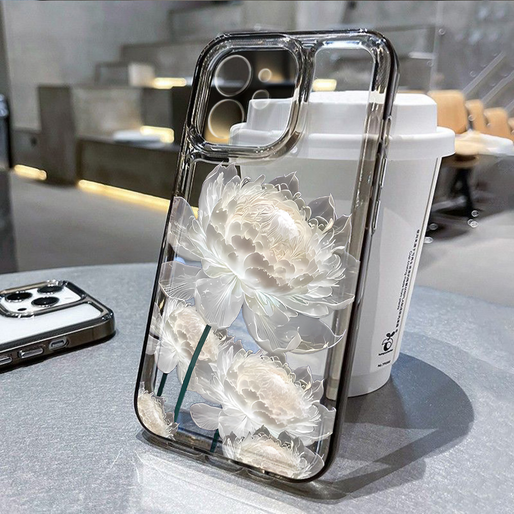 Lotus Flower Transparent Phone - đánh giá và giá Phone Cases Dior