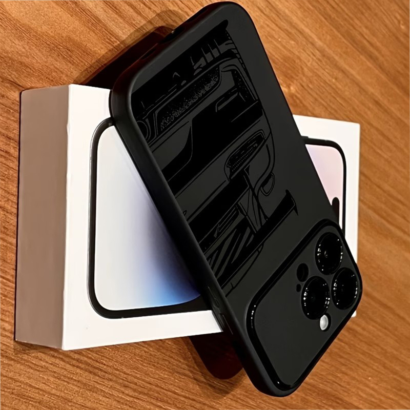 Line-Drawing of a Sports Car P - đánh giá và giá Phone Cases Rugged